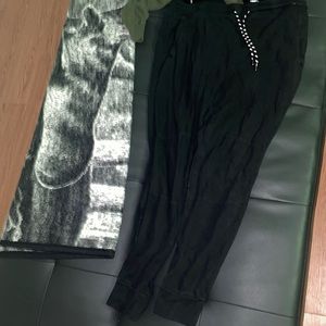 Black express sweatpants
